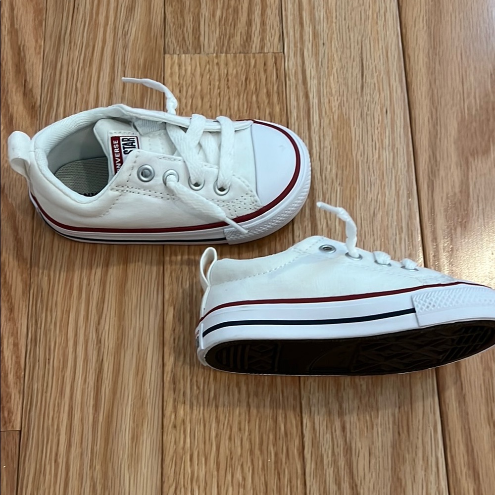 Converse Kids White Sneakers